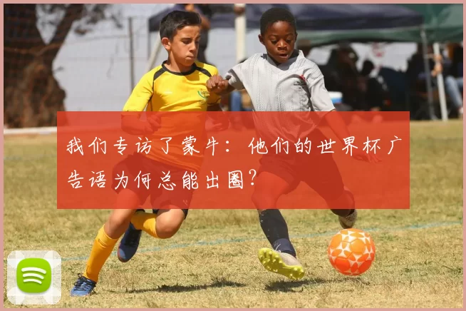 我们专访了蒙牛：他们的世界杯广告语为何总能出圈？