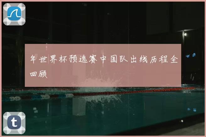年世界杯预选赛中国队出线历程全回顾