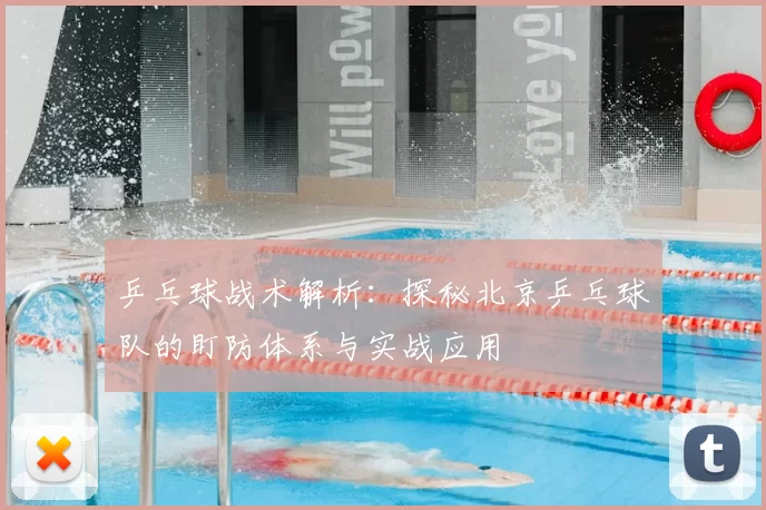 乒乓球战术解析:探秘北京乒乓球队的盯防体系与实战应用