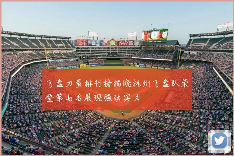 飞盘力量排行榜揭晓杭州飞盘队荣登第七名展现强劲实力