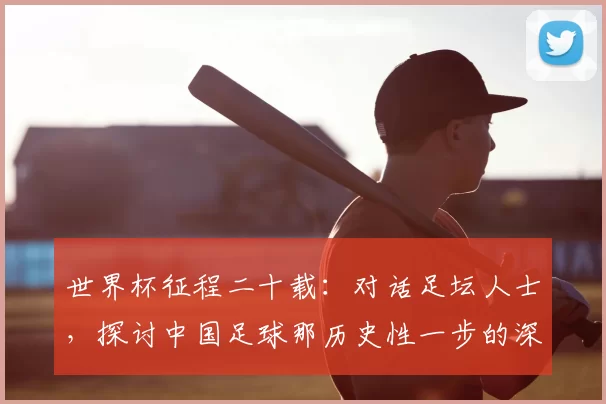 世界杯征程二十载:对话足坛人士,探讨中国足球那历史性一步的深远影响