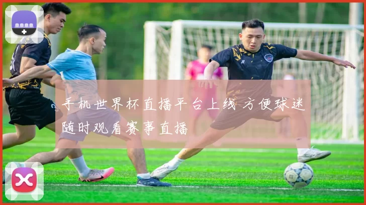手机世界杯直播平台上线 方便球迷随时观看赛事直播