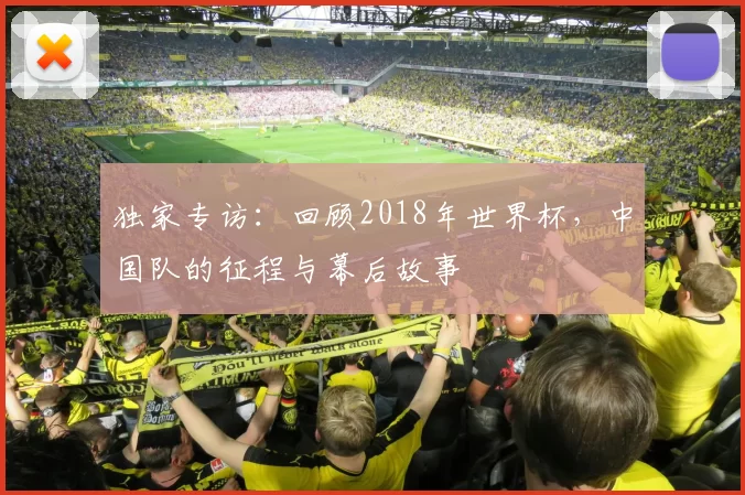 独家专访:回顾2018年世界杯,中国队的征程与幕后故事